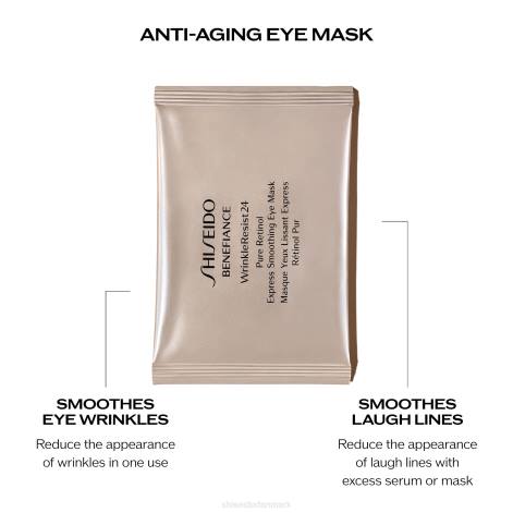 hudpleje Z88249 wrinkleresist24 pure retinol express udglattende øjenmaske Shiseido