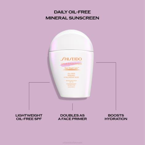 solcreme Z88286 bymiljø oliefri mineralsk solcreme spf 42 Shiseido