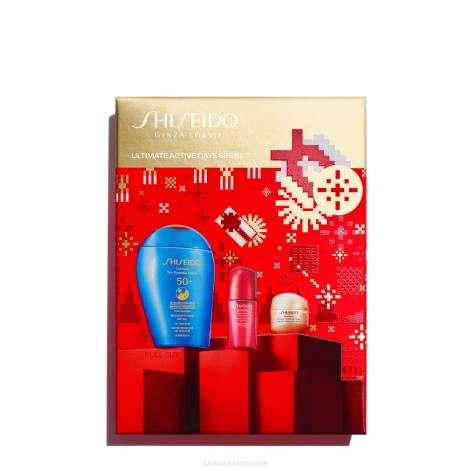 solcreme Z88289 aktive dage spf sæt Shiseido